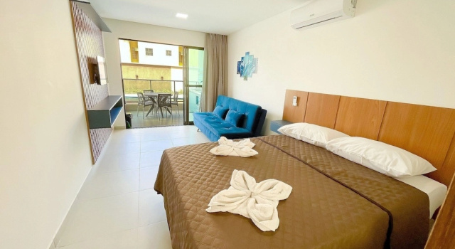 Апартаменты с балконом Tangaroa Flats em Porto de Galinhas by Carpediem