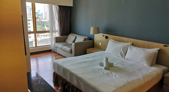 Студия Business с балконом Luxury Studio Room at Sunway Pyramid