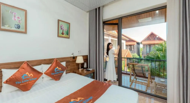 Двухместный номер Deluxe с балконом Tam Coc Haven Boutique Ninh Binh