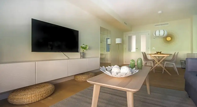 Кровать в общем номере с 3 комнатами HQ Rooms Apartments San Vicente