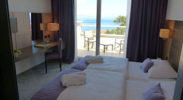 Двухместный номер Premium с балконом и с видом на море Vitality Hotel Punta