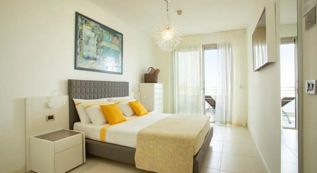 Апартаменты Deluxe с 2 комнатами с видом на море Residence Serenissima