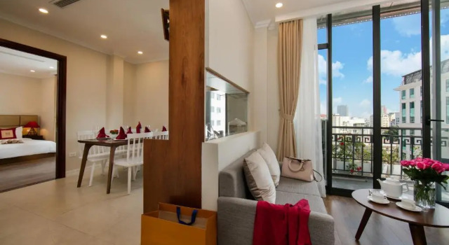 Люкс c 1 комнатой Au Coeur dHanoi Apartment