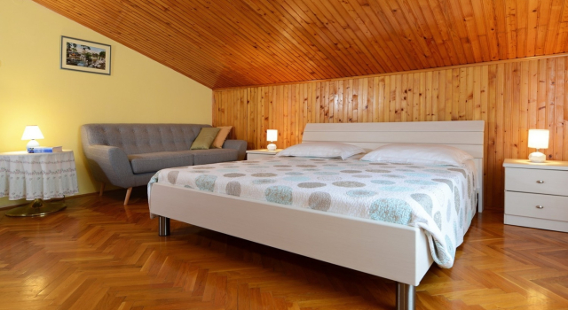 Apartment Gracia - with great view: A3-mansarda Rabac, Istria
