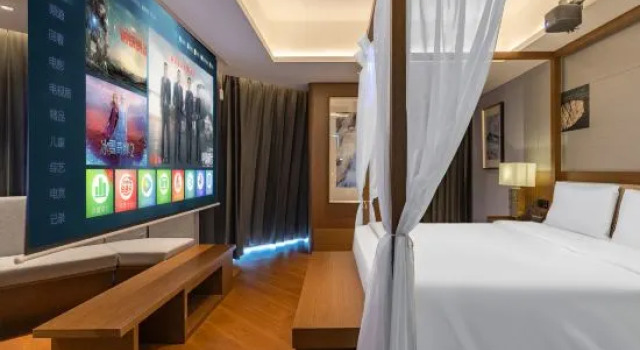 Люкс с красивым видом из окна MoShe Hotel（Zhengzhou CBD QianXi Plaza store）