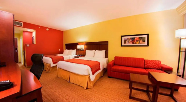 Standardní Čtyřlůžkový pokoj Courtyard Marriott Paramaribo