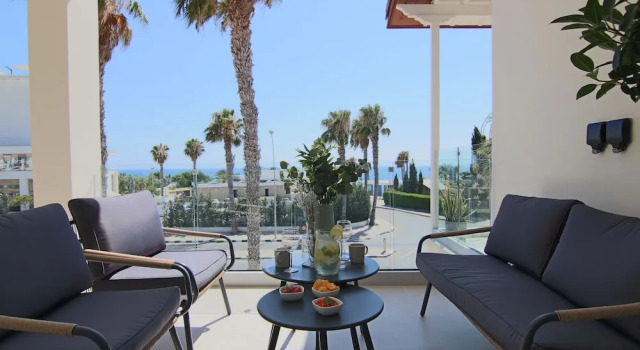 Номер Luxury Phaedrus Living: Seaview Luxury Flat Limnaria 151