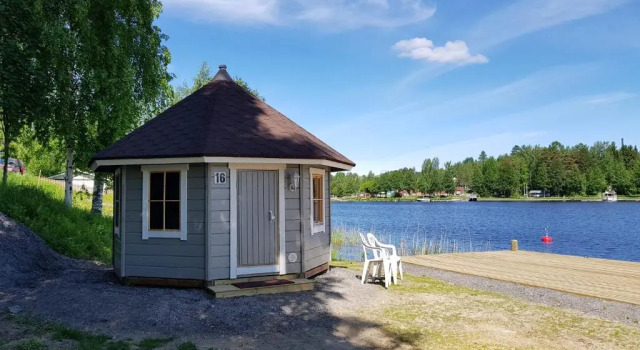 Номер Standard с красивым видом из окна Mansikkaharju Holiday Camp
