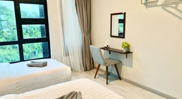 Семейный люкс с 2 комнатами с видом на океан Deco Home @Jesselton Quay