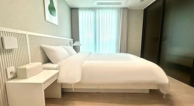 Camera doppia Standard con balcone e vista litorale THE DECEMBER STAY Busan Songdo Ocean Terrace