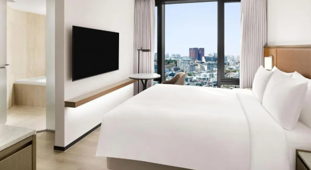 Двухместный номер Standard с красивым видом из окна AC Hotel by Marriott Seoul Gangnam