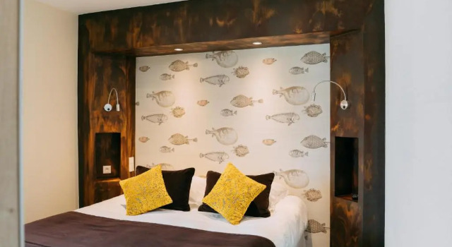 Номер Comfort Hôtel Les Agapanthes-Logis Hôtel
