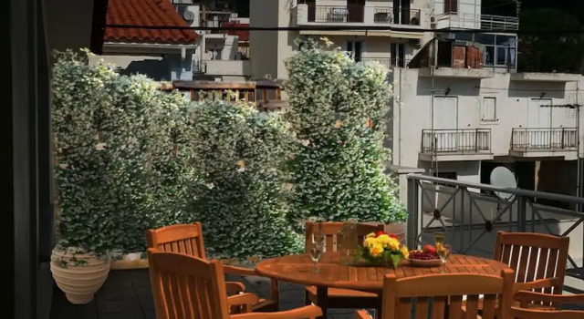 Апартаменты Deluxe с балконом Samos Loft