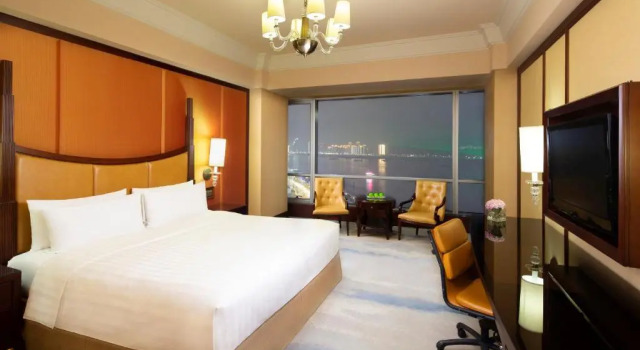 Двухместный номер Deluxe с видом на реку Shangri-La Wenzhou