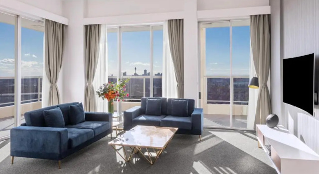 Номер Standard Пентхаус с 3 комнатами с видом на город Meriton Suites Bondi Junction