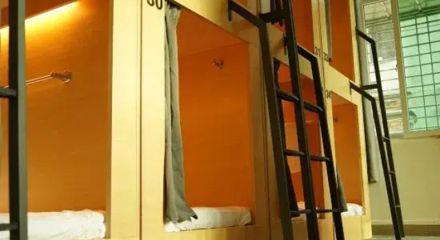 Кровать в общем номере Nan'ao BALANG Youth Hostel