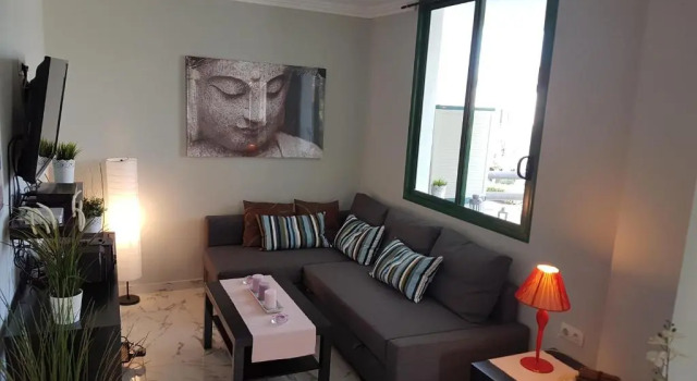 Apartment Casa Palmera only 150 meters to the beach, heated pool, wifi, SAT-TV, balcony with poolview