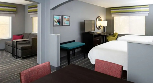 Одноместный люкс Hampton Inn Glenwood Springs