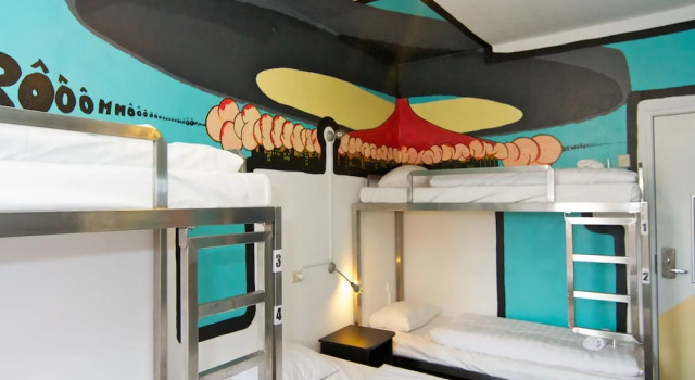 Кровать в общем номере St Christophers Inn Amsterdam - The Winston