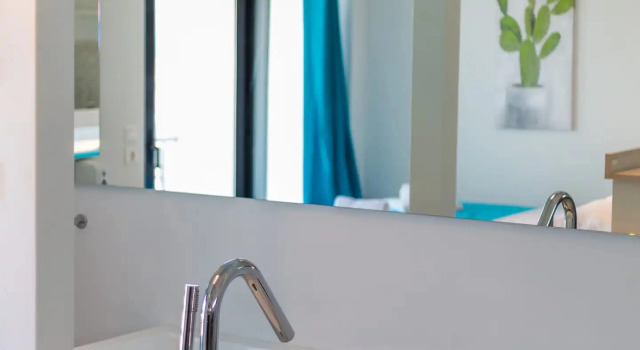 Двухместный люкс с видом на море Rethymno Hills Apartments