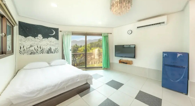 Номер Standard c 1 комнатой с балконом gapyeong beilli pet pool villa pension