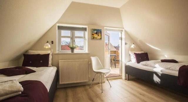Двухместный номер Standard с балконом Hotel Postgaarden i Mariager