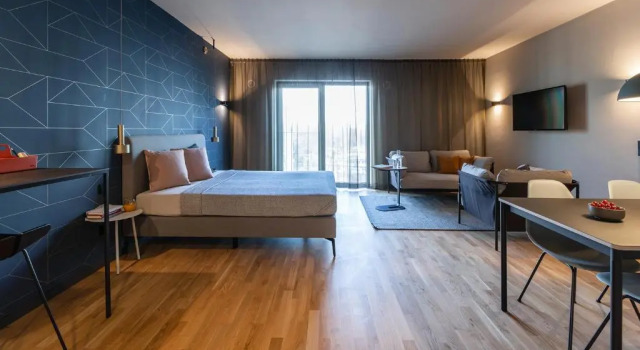 Студия Deluxe ipartment Frankfurt Airport