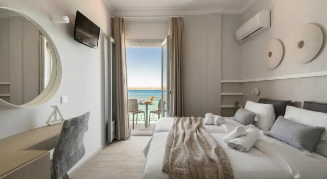 Двухместный номер Standard с видом на море Klimis Hotel
