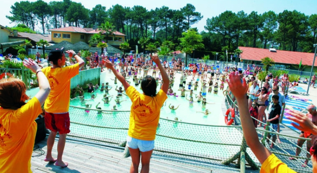 Camping Village Le Vieux Port*****, Забронировать Кемпинг Отели Côte landaise с бассейном, Бассейн