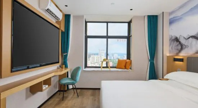 Люкс Deluxe Urba hotel-Anji Wanda Sulu Metro Station Branch