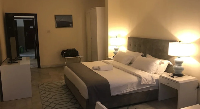 Deluxe dobbelt værelse med havudsigt Sunset Inn Guest House
