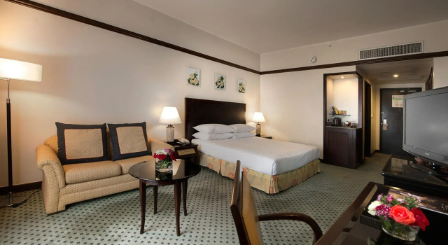 Двухместный номер Deluxe с балконом и с видом на океан Miri Marriott Resort & Spa