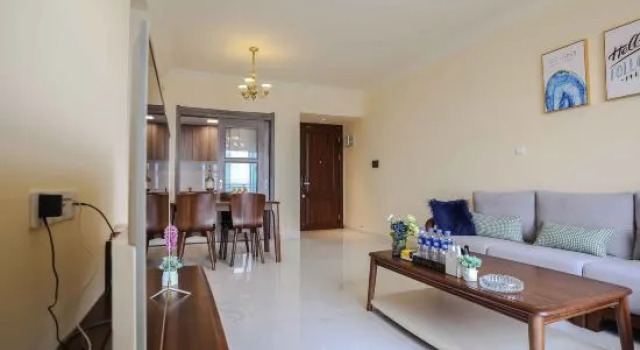 Люкс с 4 комнатами с видом на сад Tianjiao Holiday Scenic Apartment (Huidong Biguiyuan Shili Silver Beach)