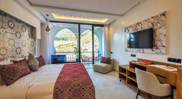 Номер Premium с видом на горы TAJ CHEFCHAOUEN Luxury Hotel and Spa