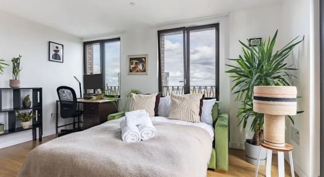 Modern 1BR Kings Cross Hideaway, Забронировать Апартаменты/квартира Лондон Большой Лондон, рядом с St Pancras Hospital