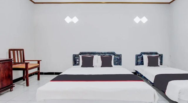 Deluxe pokoj Hotel O Kaliurang Near Gunung Merapi Kaliurang