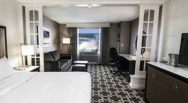 Hilton Niagara Falls/ Fallsview Hotel and Suites, Забронировать Отель Отели Ниагара Фолс 4 звезды, рядом с Казино Niagara, 4*
