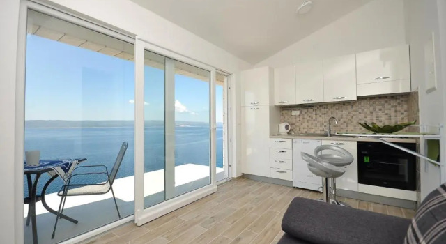 Апартаменты с 2 комнатами с видом на море Apartments Rose