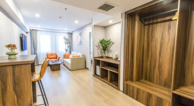 Люкс Business Homeinn Ripple Yun Hotel (Beijing Tsinghua Chang Gung Hospital Tiantongyuan East Subway Station)