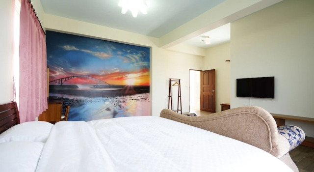 Четырёхместный номер Luxury с балконом Penghu Sun House