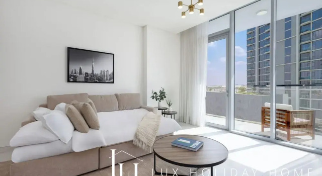 LUX | 2BR Lagoon View – District One, 10–15 min Burj Khalifa, Забронировать Апартаменты/квартира Дубай Эмират Дубай, рядом с Дубайские верблюжьи бега