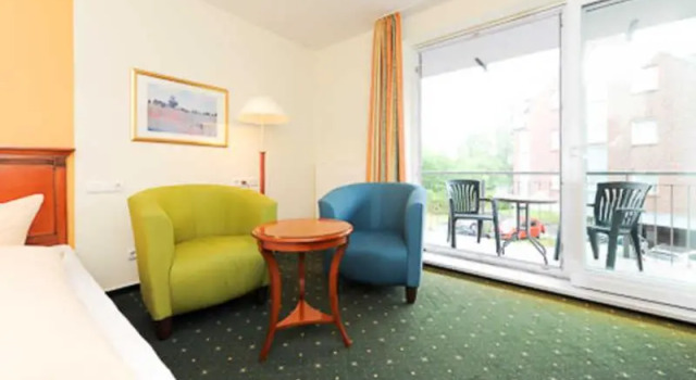 Двухместный номер Standard с балконом Apartments im Nordseegartenpark