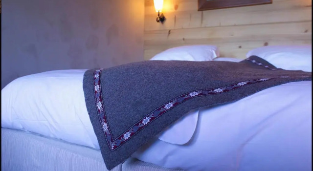 Семейный люкс с балконом Hôtel La Ferme du Chozal, Chalet de tradition