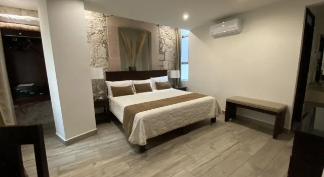 Avlu manzaralı 1 yatak odası Standart oda Hotel Casa Faroles
