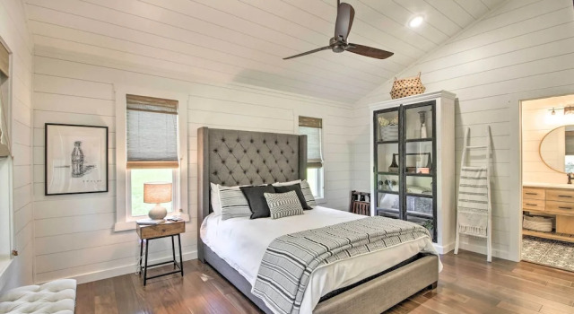 Blue Ridge Cottage: Modern Solace in the Mountains, Buchen Sie Ferienhaus Dunn USA