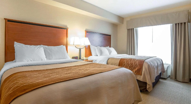 Четырёхместный номер Business Comfort Inn & Suites Gateway to Glacier National Park
