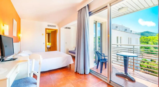 Standard Triplo quarto varanda Hotel Na Forana