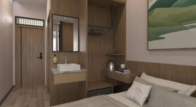 Двухместный номер Deluxe с видом на окрестности Dusun Bedugul Asri