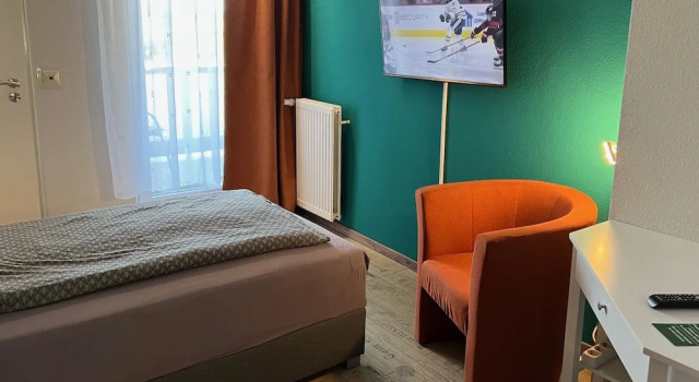 Одноместный номер Standard с балконом Hotel am Thermalbad