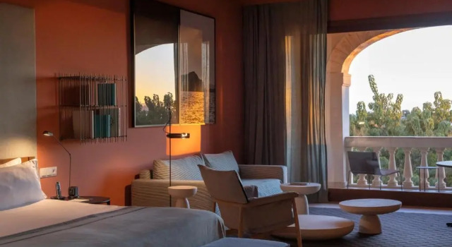 Люкс с террасой с видом на море Calatrava Hotel, Mediterranean Sea House
